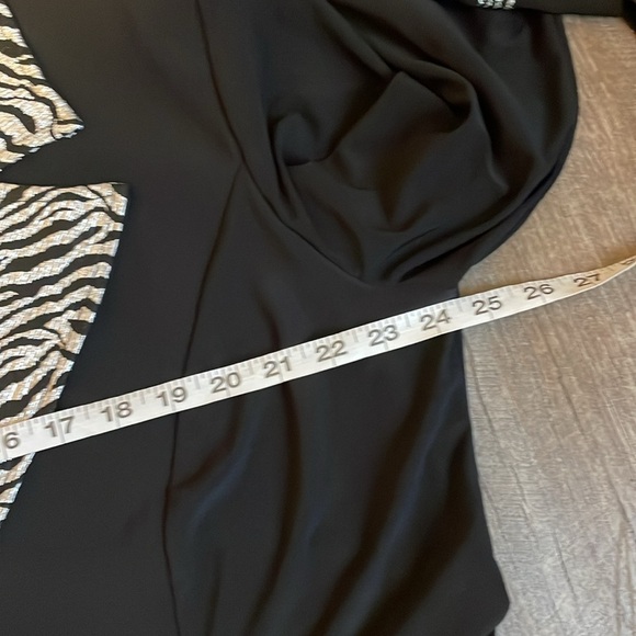 Artex Fashions Vintage Black Dilver Zebra Stripe Blazer Jacket size 2X - Picture 15 of 16